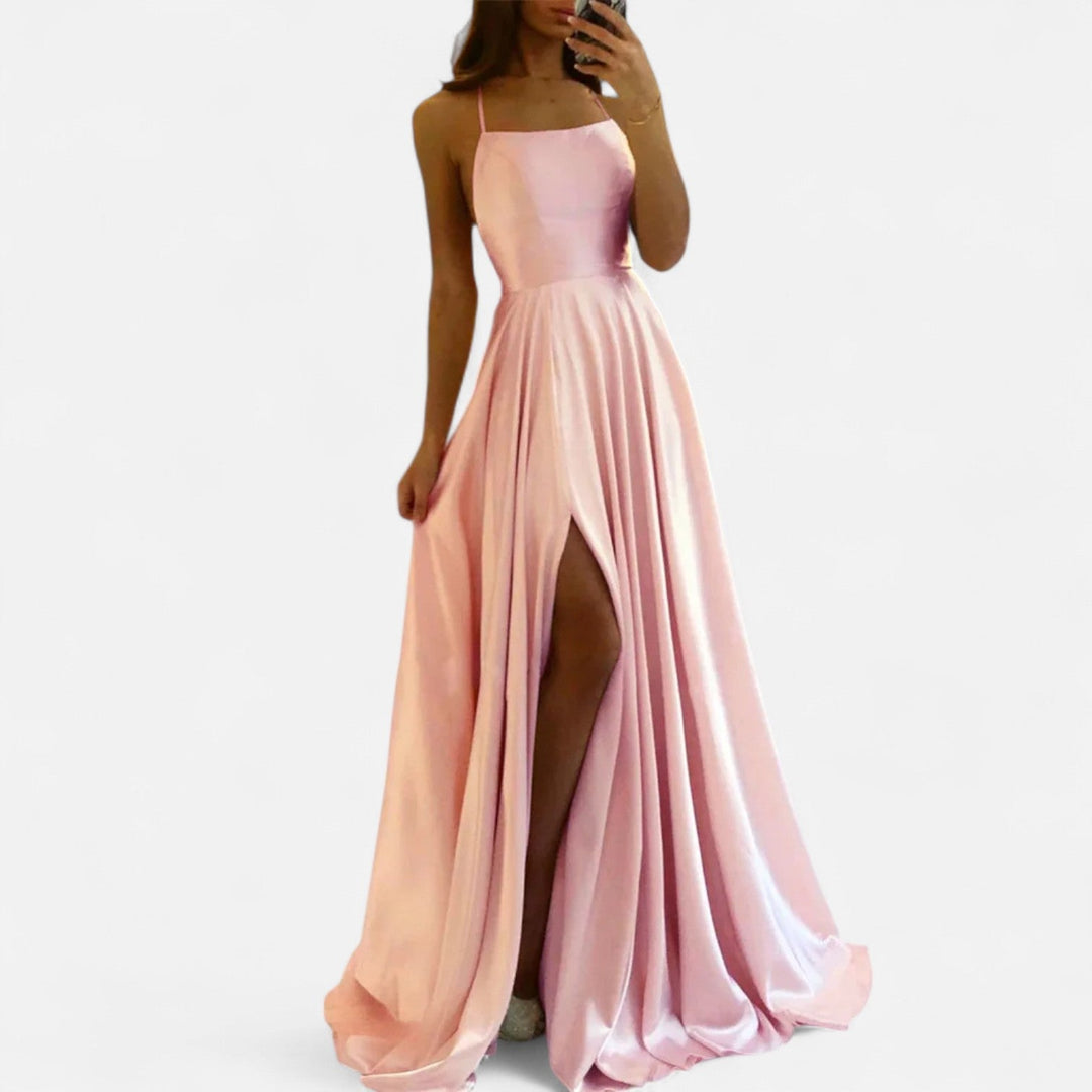 Bethany | Women Wedding Guest Dress Slit Maxi Dress