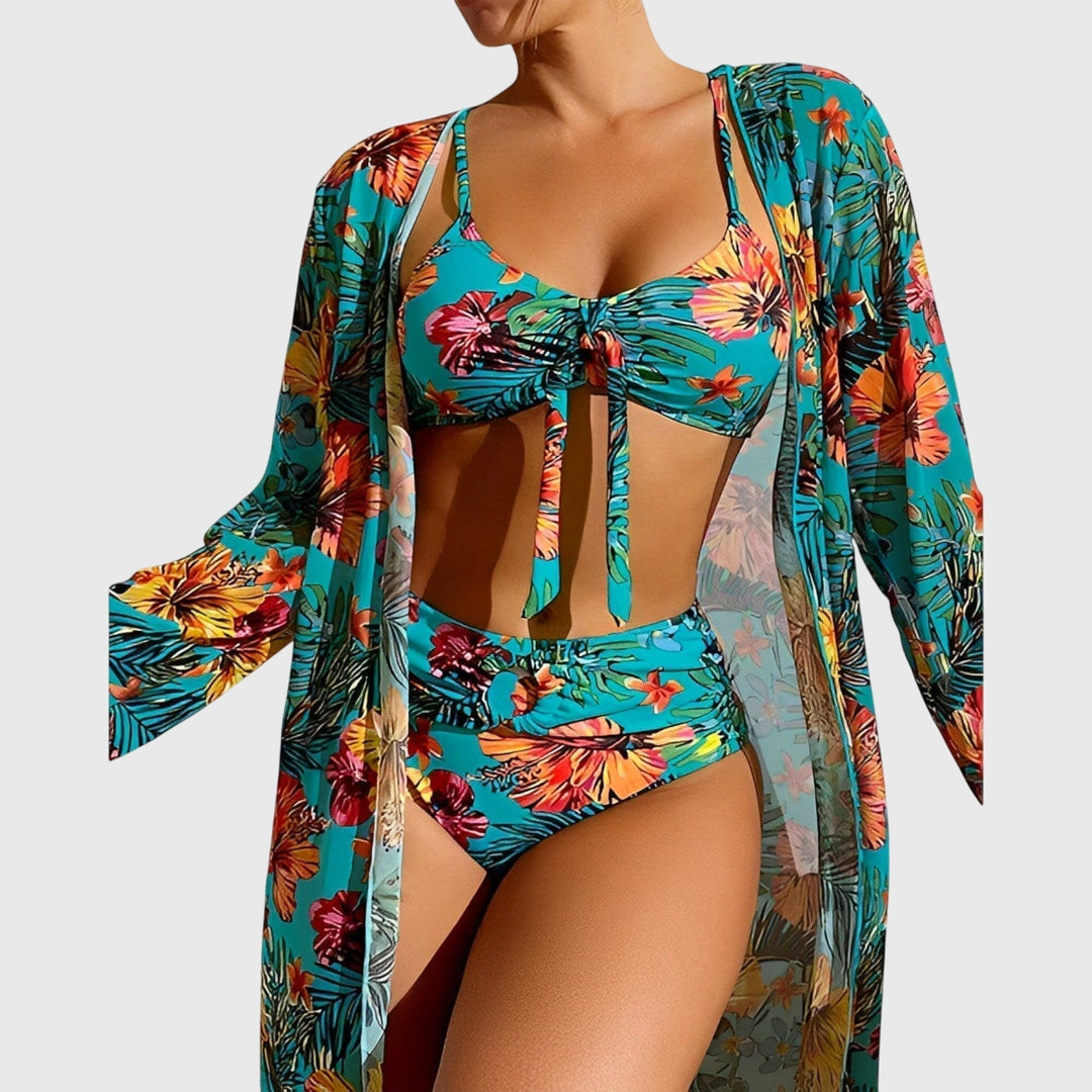 Amelia | Women’s Tropical Print Bikini Swimsuit Set