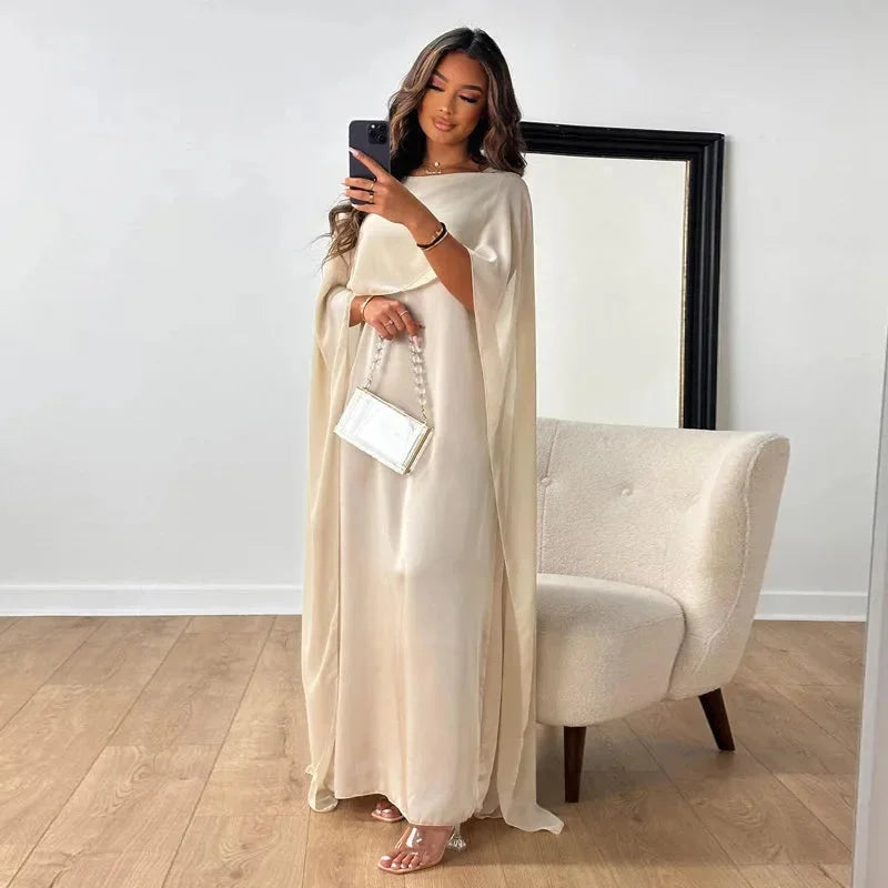 Kaitlyn | Women Wedding Guest Cape Maxi Dress