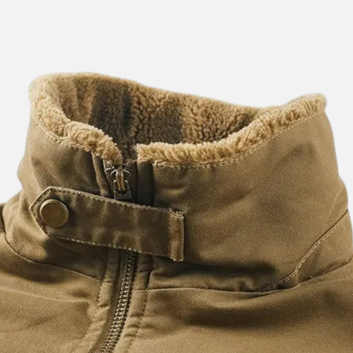 Joneex | Men’s Casual Jacket – Refined Cotton & Lambswool Blend