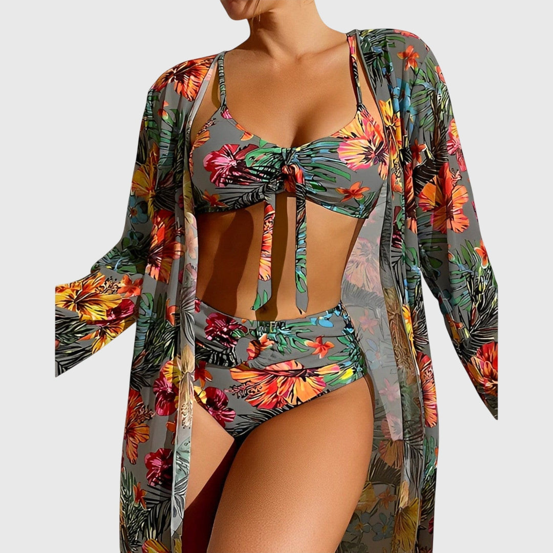 Amelia | Women’s Tropical Print Bikini Swimsuit Set