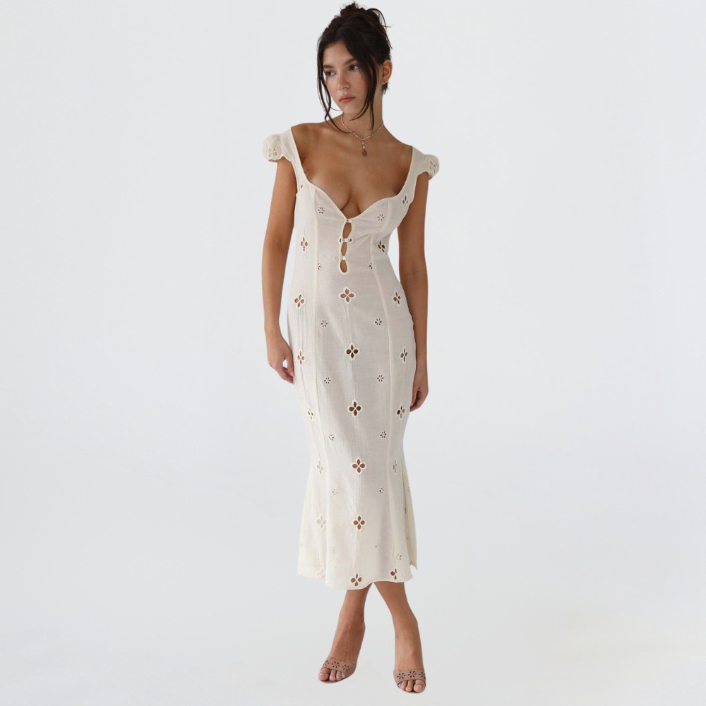 Audrey | Women Wedding Guest Midi Dress