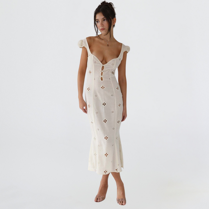 Audrey | Women Wedding Guest Midi Dress