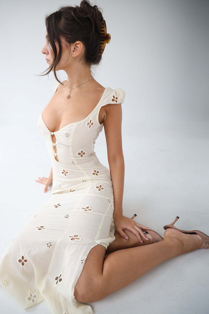 Audrey | Women Wedding Guest Midi Dress