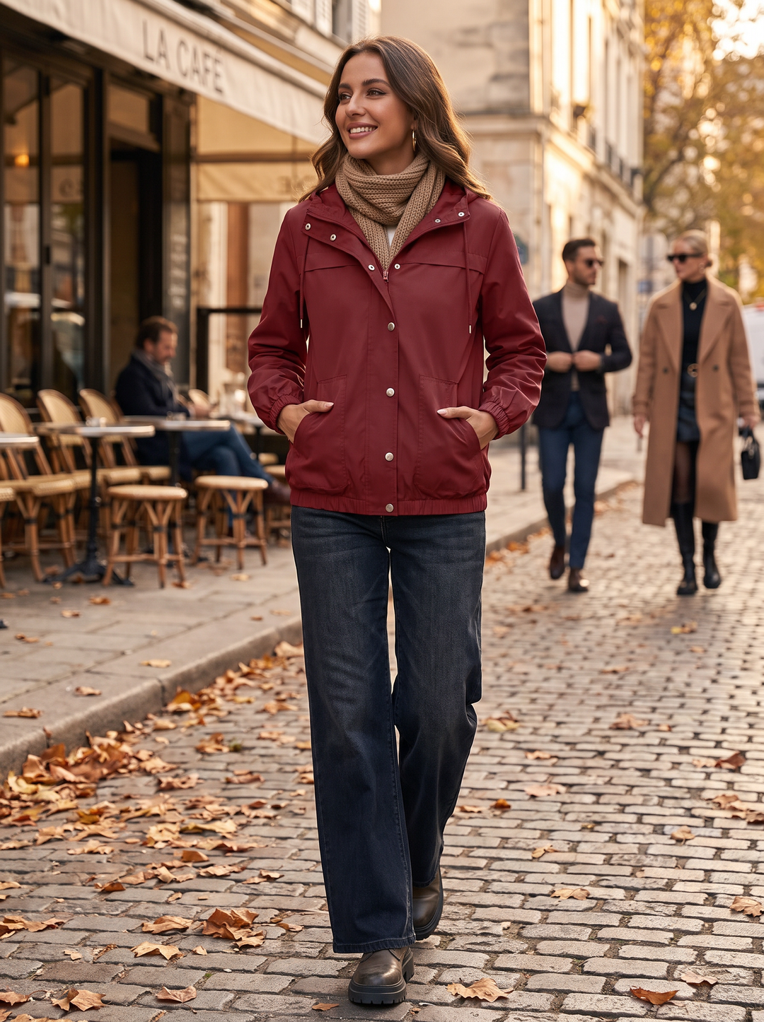 Gabriella Walking Coat lifestyle 1