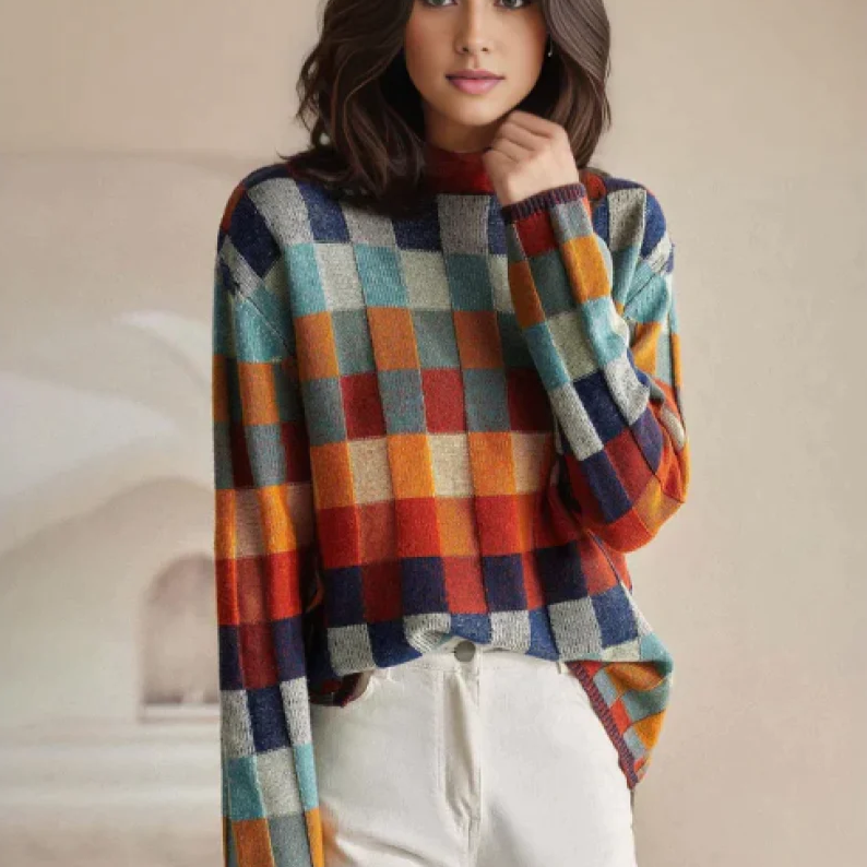 Eleanor - Elegant & Cosy Colourful Sweater