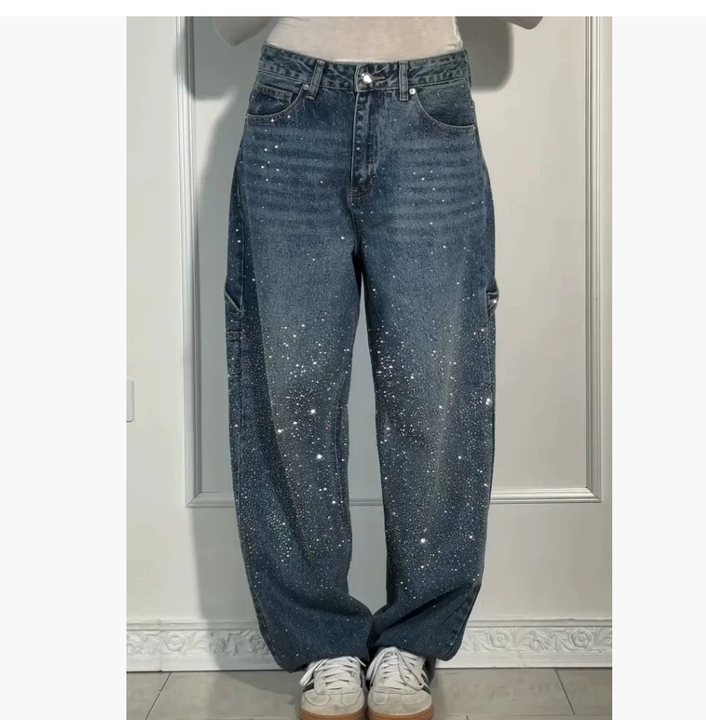 Women's Balloon Denim Pants | Versatile Style