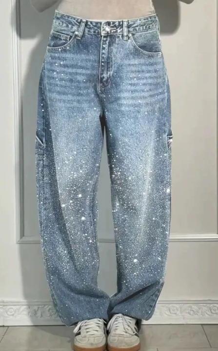 Women's Balloon Denim Pants | Versatile Style
