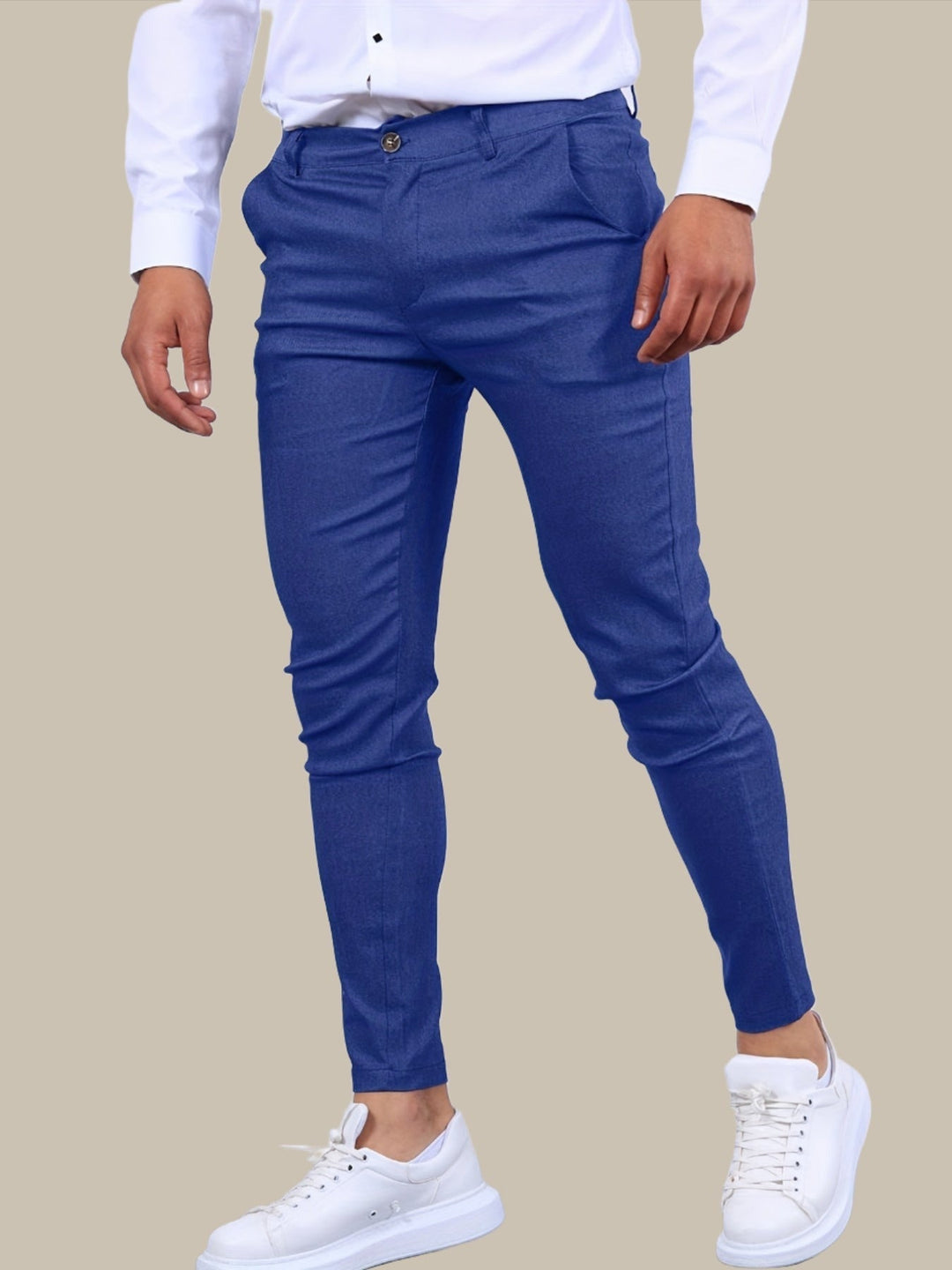 Modern Men's Skinny-Fit Chino Pants with Stretch