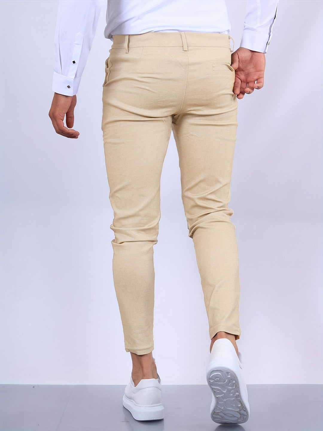 Modern Men's Skinny-Fit Chino Pants with Stretch