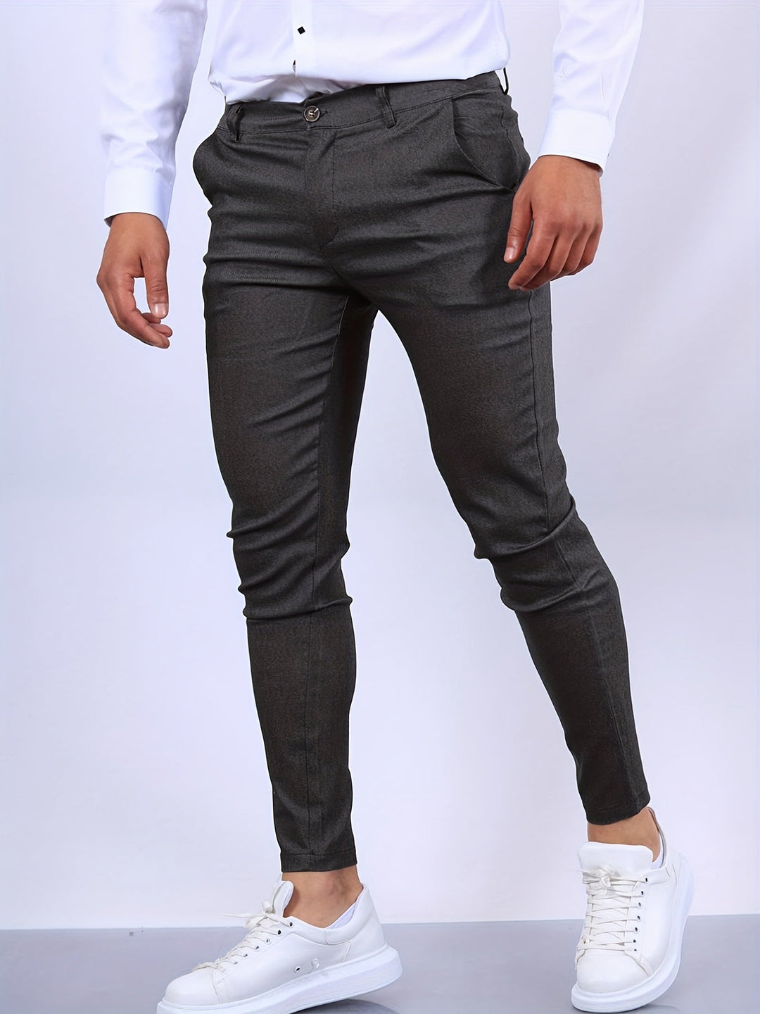 Modern Men's Skinny-Fit Chino Pants with Stretch