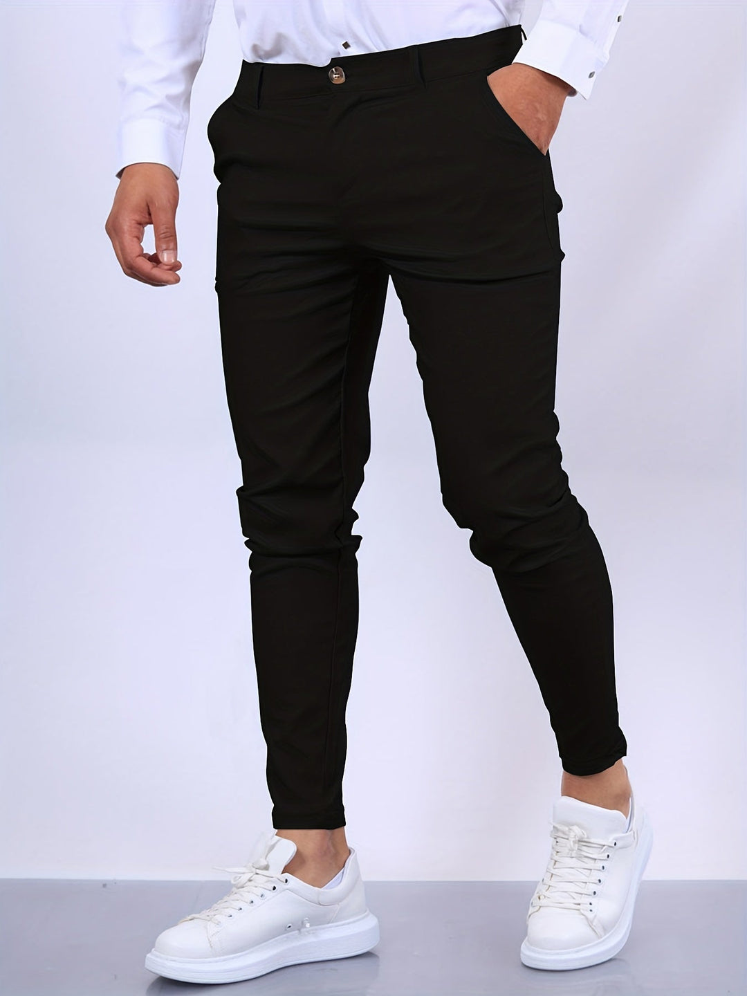 Modern Men's Skinny-Fit Chino Pants with Stretch
