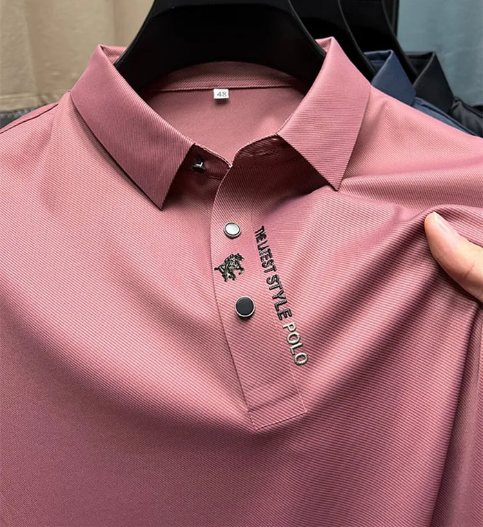 Men's Wrinkle-Free Polo Shirt Spring/Summer