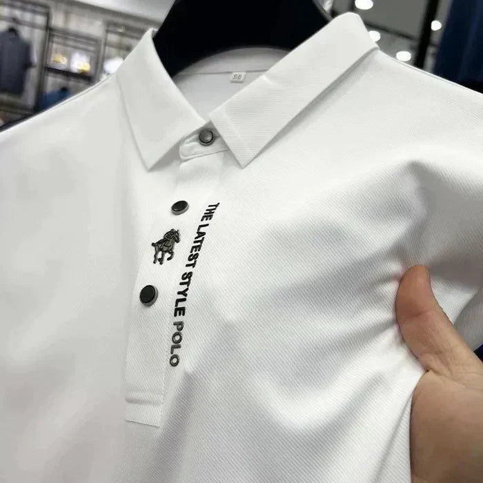 Men's Wrinkle-Free Polo Shirt Spring/Summer