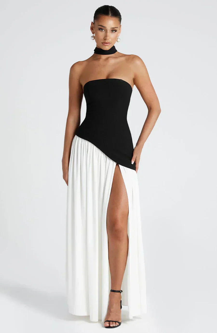 Eleanor | Women Wedding Guest Asymmetric Maxi Dress