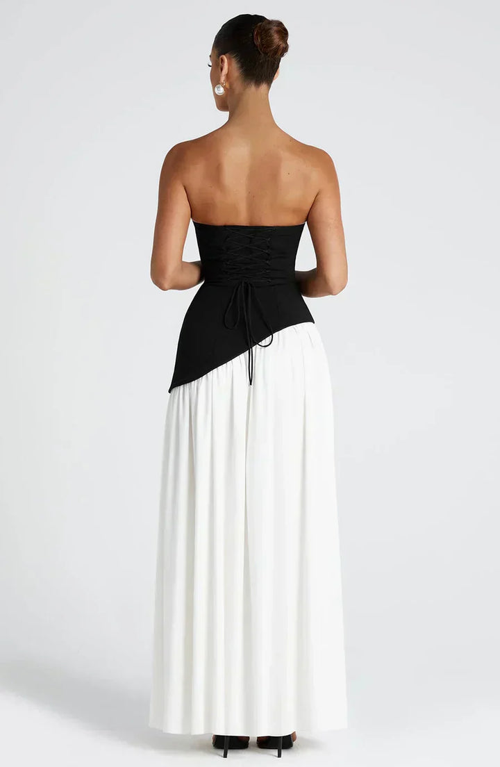 Eleanor | Women Wedding Guest Asymmetric Maxi Dress