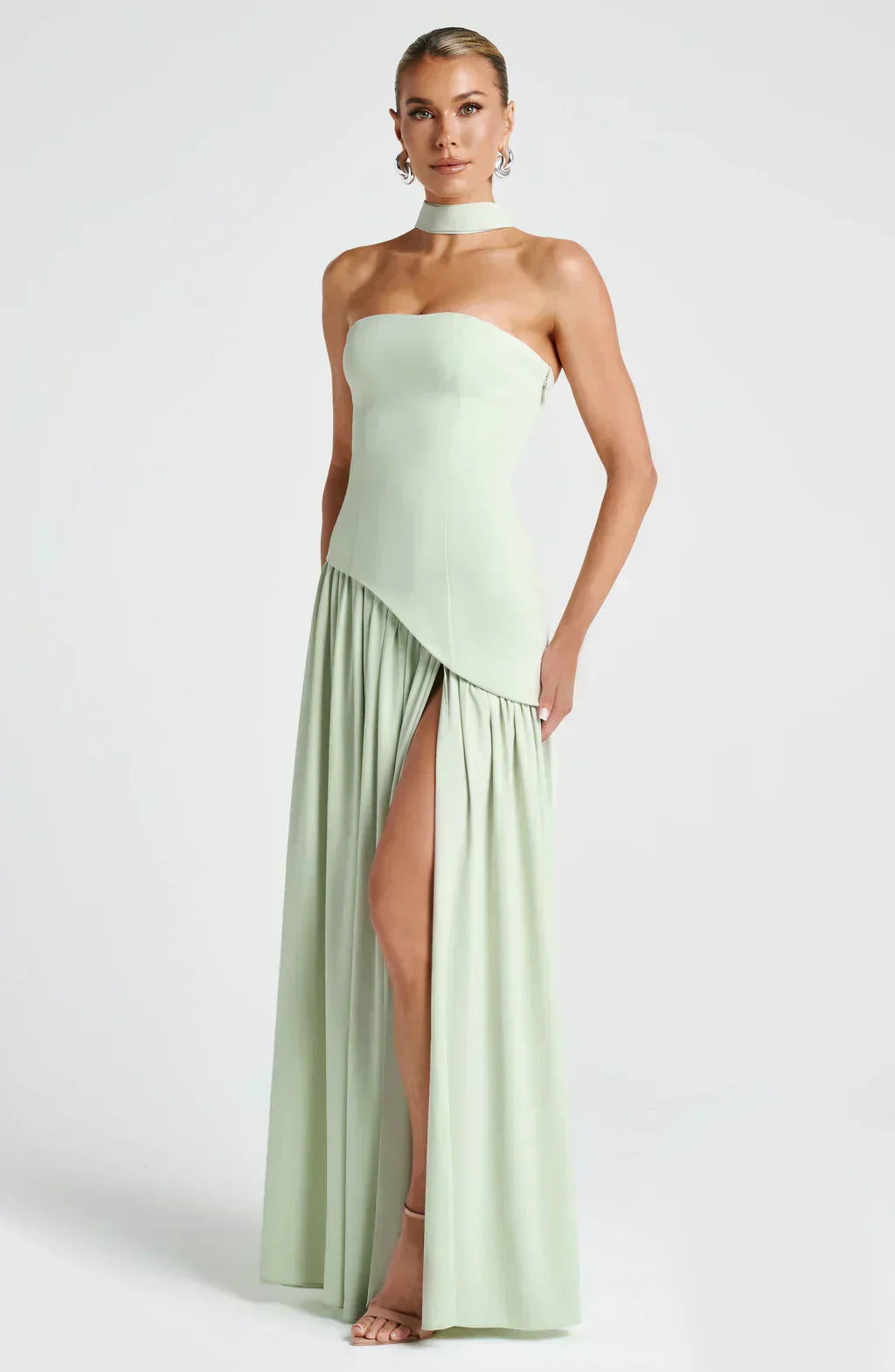 Eleanor | Women Wedding Guest Asymmetric Maxi Dress