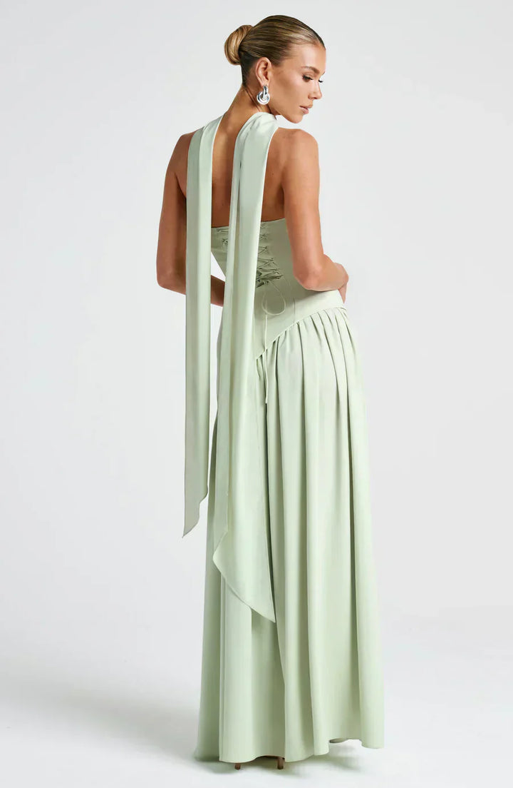 Eleanor | Women Wedding Guest Asymmetric Maxi Dress