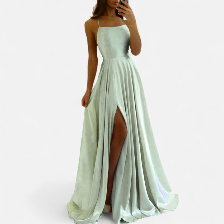 Bethany | Women Wedding Guest Dress Slit Maxi Dress