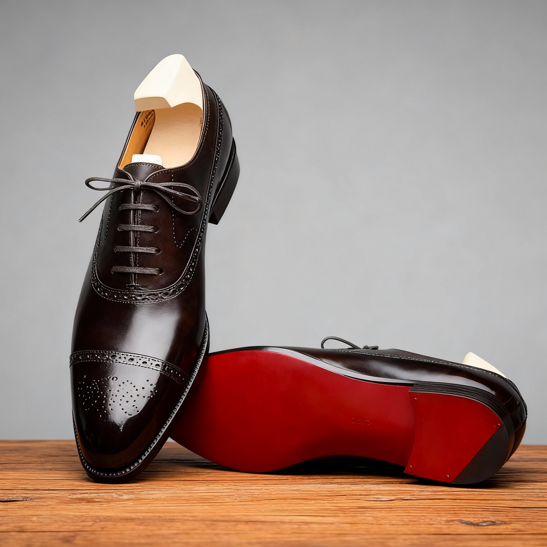 Oxford Royal Brogue Shoes Wedding Chique