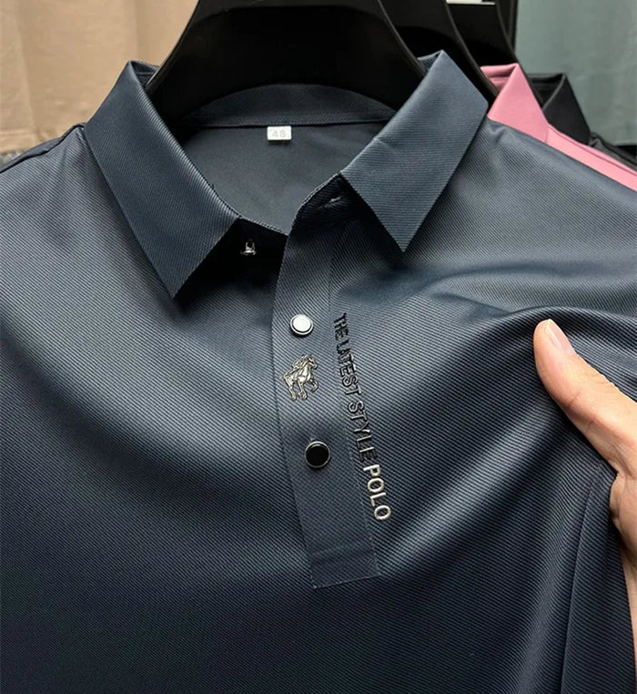Men's Wrinkle-Free Polo Shirt Spring/Summer