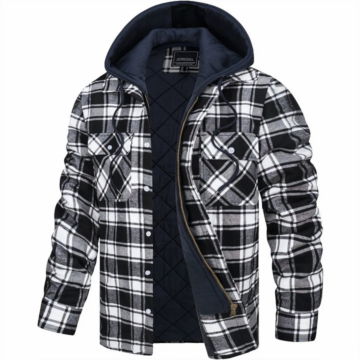 Julius | Checkered Jacket With Zipper