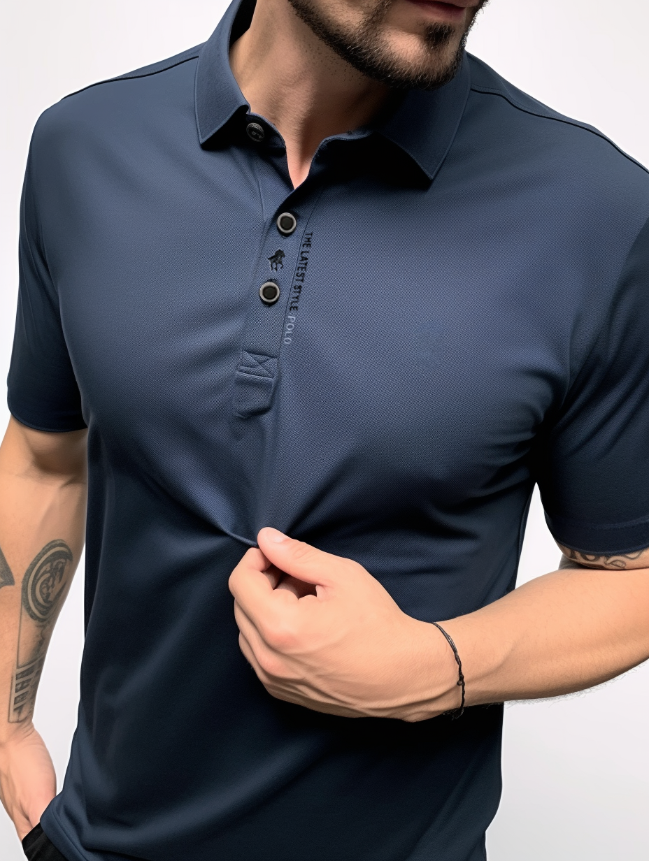 Men's Wrinkle-Free Polo Shirt Spring/Summer