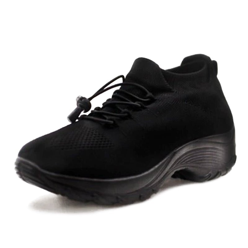 Scarlett | Women's Orthopedic Memory-Foam Lace-Up Platform Trainers