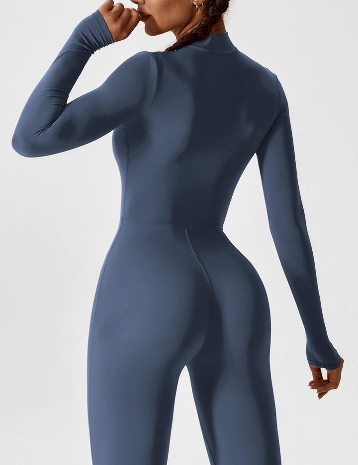 Julia | Women’s Spring Stretch Zip Up Jumpsuit