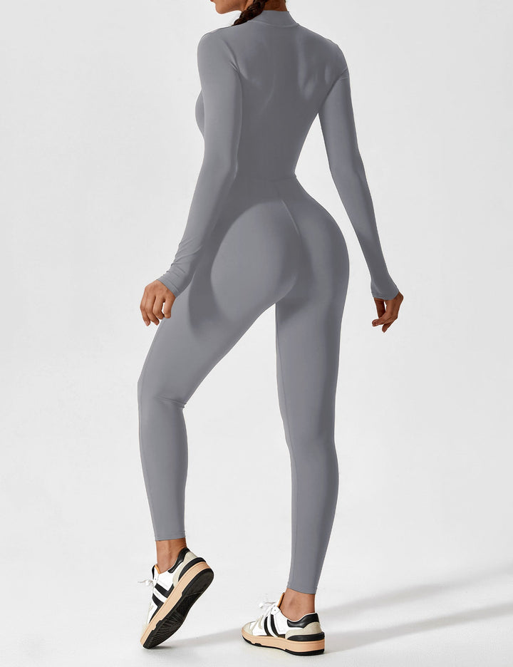 Julia | Women’s Spring Stretch Zip Up Jumpsuit